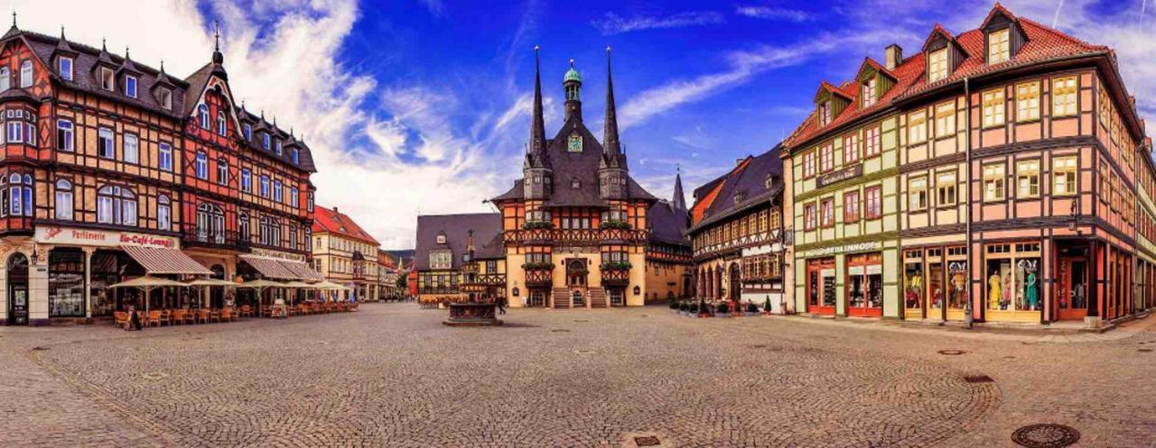 Ferienwohnung Maisonette am Markt - Schlossblick - WLAN+Netflix Wernigerode Exterior foto