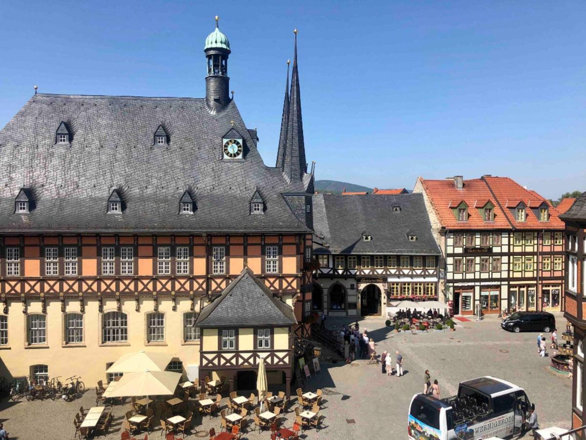 Ferienwohnung Maisonette am Markt - Schlossblick - WLAN+Netflix Wernigerode Exterior foto